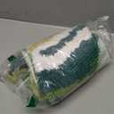 Bathroom Rugs 17" x 24" Extra Soft Green Small Bath Mat Non Slip Machine Washable 3D Tufted Cute Leaf Rug Durable and Super Absorbent