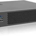 RackChoice Server case MicroATX/Mini-ITX 2U Rackmount Server Chassis max 7x3.5 Bay / USB3.0 with 2.0 Adapter Support ATX PSU Either top or Side Cooling Depth 15.7"