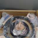 12 Pcs Pots and Pans Set, Nonstick Cookware Sets Black Granite Induction Cookware, Non-toxic Healthy Non Stick Kitchen Cooking Set with Frying Pans Set, Saucepans,Steamer (PFAS, PFOA, PFOS Free)