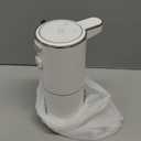 Automatic Soap Dispenser  Touchless Foaming Soap Dispenser 400ml USB Rechargeable Dispenser Electric Wall Mounted 4levels Adjustable Foam Dish Soap Pump for Bathroom Kitchen (White)