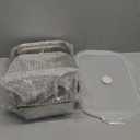 Stainless Steel Food Storage Container with Removable Colander & Lid, Food Meat Vegetable Fruit Bacon Drain Marinating Containers Box Set for Refrigerator, Kitchen, BBQ, Cooking