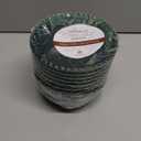 Exquisite Green Plastic Bowls Disposable - 16 Oz - 20 Count - Disposable Soup Bowls - Great for Weddings Parties And Formal Occasions