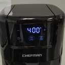 CHEFMAN 2 Qt Mini Air Fryer  Digital Space-Saving Compact Air Fryer with Nonstick and Dishwasher Safe Basket, Quick & Easy Meals in Minutes, Features Digital Timer and Shake Reminder  Black