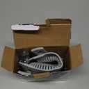 Clip on Kitchen Food Strainer for Spaghetti, Pasta, Meat, Fruits, Vegetables. Silicone Kitchen Food Strainer for Pots & Bowls. (Grey&Black)