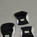 wegreeco Washable Dog Diapers - Washable Male Dog Belly Wrap - Pack of 3 - (Black,X-Small) (9" to 11"))