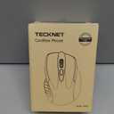 TECKNET Wireless Mouse, 2.4G Ergonomic Optical Mouse, Computer Mouse for Laptop, PC, Computer, Chromebook, Notebook, 6 Buttons, 24 Months Battery Life, 2600 DPI, 5 Adjustment Levels - Black