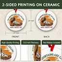 2 x SOL VIBES Hiking Christmas Ornament - Mountains are Calling Decorations, Hiker Boot Ornament - Nature Lover Holiday Decor, Outdoorsman Keepsake, Xmas Gift Ideas for Hikers, Campers, Travelers