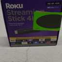 Roku Streaming Stick 4K - HDR & Dolby Vision Roku Streaming Device for TV with Voice Remote & Long-Range Wi-Fi - Free & Live TV