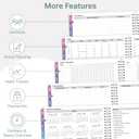 3 x 2026 Appointment Book, 30 Minutes-Hourly, Weekly  Monthly Calendar Planner 2026, Jan 2026 - Dec 2026, 8.5'' x 11'', 2026 Daily Planner with Tabs Pocket, Flexible Cover, Great for Office, Home, School (Gold)