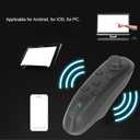 VBESTLIFE Mini VR Remote Control, VR Remote Controller for Android, Bluetooth Selfie Timer Joystick, Gamepad Game Controller for Android, for IOS, for PC (Black)