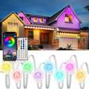 Permanent Outdoor Lights, 350FT RGB IP67 Waterproof Eaves Lighting, Smart LED Outside House Lights with App/Remote Control for Halloween, Christmas Decor, Holiday, Party, Daily, All YearRound