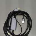 8K HDMI to Displayport Cable, 4K@120Hz HDMI 2.1 to Displayport 1.4 Adapter, USB Power, for Laptops, Discrete GPUs, PS5, and Xbox Series X, and Gaming Monitors