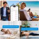 meross Smart Thermostat for Home, WiFi Thermostat Works with Matter, Alexa, Apple Home, Google Assistant, App & Voice Control, 7x24h Scheduling, Energy Saving, C-Wire Required