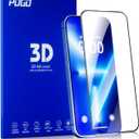 3D HD Screen Protector for iPhone 16,Tempered Glass 3D HD Protector,Full Screen Coverage,Easy Installation,Case Friendly(6.1 Inch)