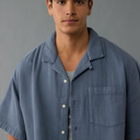 American Eagle Blue Poolside Button Up Shirt XXXL