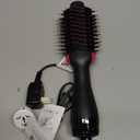 Dual Voltage Hair Dryer Brush with Negative Ion Anti-frizz Styler - Hot Air Volumizer for 110V-120V/220V-240V European and Travel Use