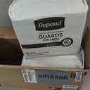 Depend Guards Incontinence Pads for Men, Maximum Absorbency, 104 Count (2 Packs of 52)