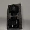 Front Fork Frame Sliders, Pair of Carbon Fiber Motorcycle Front Fork Frame Sliders Wheel Crash Motorbike Falling Scooter Moped, (Black)