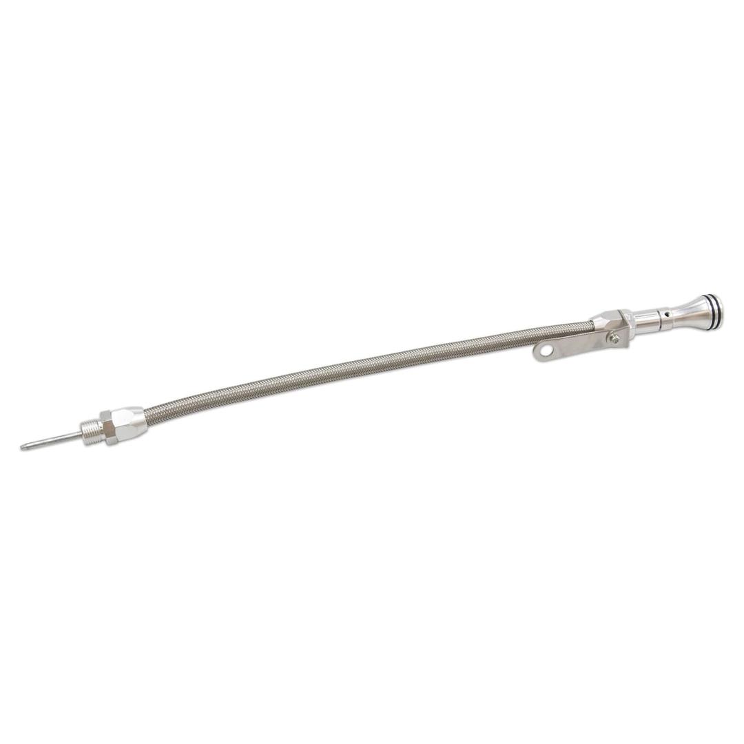 Stainless Steel Flexible Engine Oil Dipstick Fit for Ford 429 460 7.5L Oil Dipstick Tube Kit Flexible Oil Pan Screw