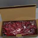 Craftsatin 75 Pcs Christmas Glitter Branches 3 Styles Artificial Christmas Picks Berries Stems Pine Needles Floral Twig Spray for Xmas Tree Ornaments DIY Wreath Garland(Burgundy)