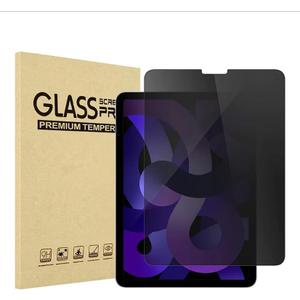 1 Pack for iPad Air 5th 2022/ Air 4th 2020/ iPad Pro 11 4th 2022/ 3rd 2021/ 2nd 2020/ 1st 2018 Privacy Screen Protector, Anti-Spy Tempered Glass for 10.9 iPad Air 5 4 / iPad Pro 11"