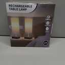 Cordless Table Lamp, Battery Operated Lamp Touch Dimmable,Rechargeable Lamp for NightStand, Battery Powered Wireless Table Lamp for Decor, Living Room, Dorm-2Pack (12 Inch, Beige)