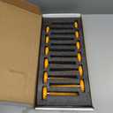 12 Pack 2" Nylon Garage Door Rollers, 4" Nylon Layer Stem, Quiet/Smooth Garage Door Wheels Replacement, Double Seal 6200-2RS Bearings