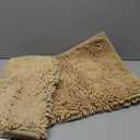 Bathroom Rugs Set 2 Piece Bathroom Sets Bath Rugs Non Slip Bath Mats for Bathrooms, Thick Soft Chenille Bathroom Mats, Bathtub Mats, Ultra Absorbent Bath Carpet, Shaggy Bathrooms Floor Mat, Cream