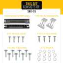PartsBroz SKK-7A SKK-8K for Samsung Washer Dryer Stacking Kit 27 Inch SKK7A SKK8K WF45T6000AW WF42H5000AW