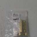 6 Pack Non-Mortise Door Hinges, 3" x 1.4" Stainless Steel Bifold Door Hinges with Mounting Screws(Gold)