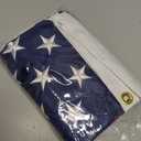 American Flag 3x5 FT for Outside - TearProof & Fade-Resistant USA Flag
UV & Weather-Resistant Spun Polyester US Flag with Embroidered Stars & Brass Grommets, Perfect for High Winds & 4th of July