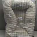 MIXJOY Dog Bed for Medium Sized Dogs, Washable Medium Dog Beds with Removable Cover, Rectangle Pet Beds with Non-Slip Bottom, Warming Calming Dogs Cuddler, 25"x21"x7", White