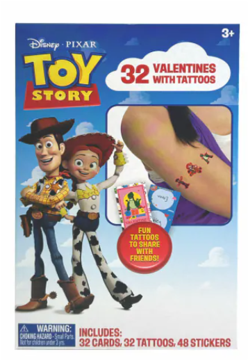 Exchange Cards Toy Story Tattos 2 Pack