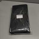 CXPSINC 16 Pack Premium Disposable Plastic Tablecloth 84" Round Table Cover for Birthdays Weddings Christmas Anniversary (Black)