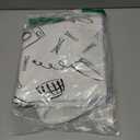 Seiritex Over the Door Ironing Board Cover 13 x 37 inch, Small Iron Board Cover w Heat Reflective 3 Layers Thick Padding with Hook and Loop Fasteners (White)