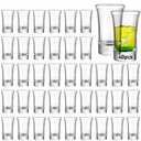 Aoeoe 39 Pack Shot Glass Bulk Set with Heavy Base, 1.5 Ounce Whiskey Shot Glasses, Clear Shot Glasses Set, Round Shot Glass Bulk, Small Shot Cups for Vodka, Whiskey, Tequila, Espresso, Liquor