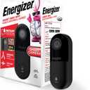 Energizer Smart 5GHz 2K Doorbell, Wired Video Doorbell Security Camera, 2-Way Audio, Night Vision, Cloud & Micro SD Storage, Remote Access, Instant Motion Sensor, Live Viewing, Requires Existing Wires