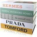 PTShadow 2 Pcs Decorative books Aesthetic Chic Faux Book Set for Room Décor,Modern Home Decor Coffee Table Decor