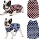 Dog Cooling Vest, Quick Dry Dog Summer Clothes Pet Vest Puppy Shirts, Sleeveless Dogs Cooling T-Shirts for Small Medium Large (Red Heart+Blue Heart, L)