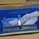 Mitclear Professional Window Cleaning Kit, Include Compact Cleaning Bucket 3 Gallon, Silicone Squeegee, Microfiber Scrubber, Cloth, All-in-one Window Cleaning Supplies, Commercial & Household Use