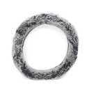 Ruilogod Universal Soft Plush Comfortable 15inch Outer Dia Car Steeling Wheel Cover (id: 945 3b0 5e7 5b7 c49, Gray