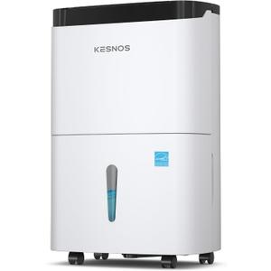 Kesnos 150 Pints 2025 Energy Star Dehumidifier with Pump for Space up to 7,500 Sq. Ft., 1.85 Gal Water Tank with Drain Hose, Idear for Commercial and Industrial Large Room, Basement, Home, Warehouse