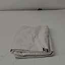 LAMIT Ivory 100% Blackout Linen Curtains 84 Inches Long, Linen Textured Living Room Farmhouse Curtains Full Room Darkening Back Tab and Rod Pocket Panels with White Liner, 2 Panels, 42 x 84 Inch