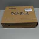 Stainless Steel Dish Drying Rack  304 Grade Dish Racks for Kitchen Counter with Utensil Holder & Adjustable Spout, Space-Saving Organizer, 16.5" x 11.8" x 5.3" Grey