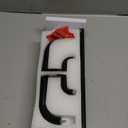 Double Curtain Rods 48 to 84 Inches, HOTOZON Blackout Double Curtain Rods for Windows 36 to 80 Inches (3-6.6 ft), 6/8 Inches Wrap Around Room Darkening Telescoping Drapery Rod, Black