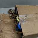 VULCAN Ratchet Strap with Chain Anchors - 4 Inch x 30 Foot - 2 Pack - 6,600 Pound Safe Working Load