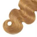 34 inch AuokMar Honey Blonde Bundles 27 Body Wave Bundles Huma Hair Double Weft Soft Real 27 Blonde1 Bundle Human Hair Extensions 100g