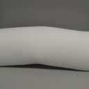 5 STARS UNITED Knee Pillow for Back Sleeping  Half Moon Bolster Pillow for Legs, Under Knee Pillow for Sleeping on Back, Memory Foam Leg Pillow for Back Pain, White (Standard)