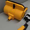 12" Cordless Snow Shovel Compatible with Dewalt 20V Max Battery(NO Battery) Electric Snow Shovel with Directional Plate & Adjustable Front Handle, Cordless Snow Blower for Driveway/Patio (Yellow, A)