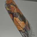 Giegxin 52 Inch Fall Decoration Large Fig Leaf Thanksgiving Decor 3 Pcs Artificial Olive Green Tan Fig Leaves Branches for Mantle Wardrobe Table Centerpiece Autumn Decor